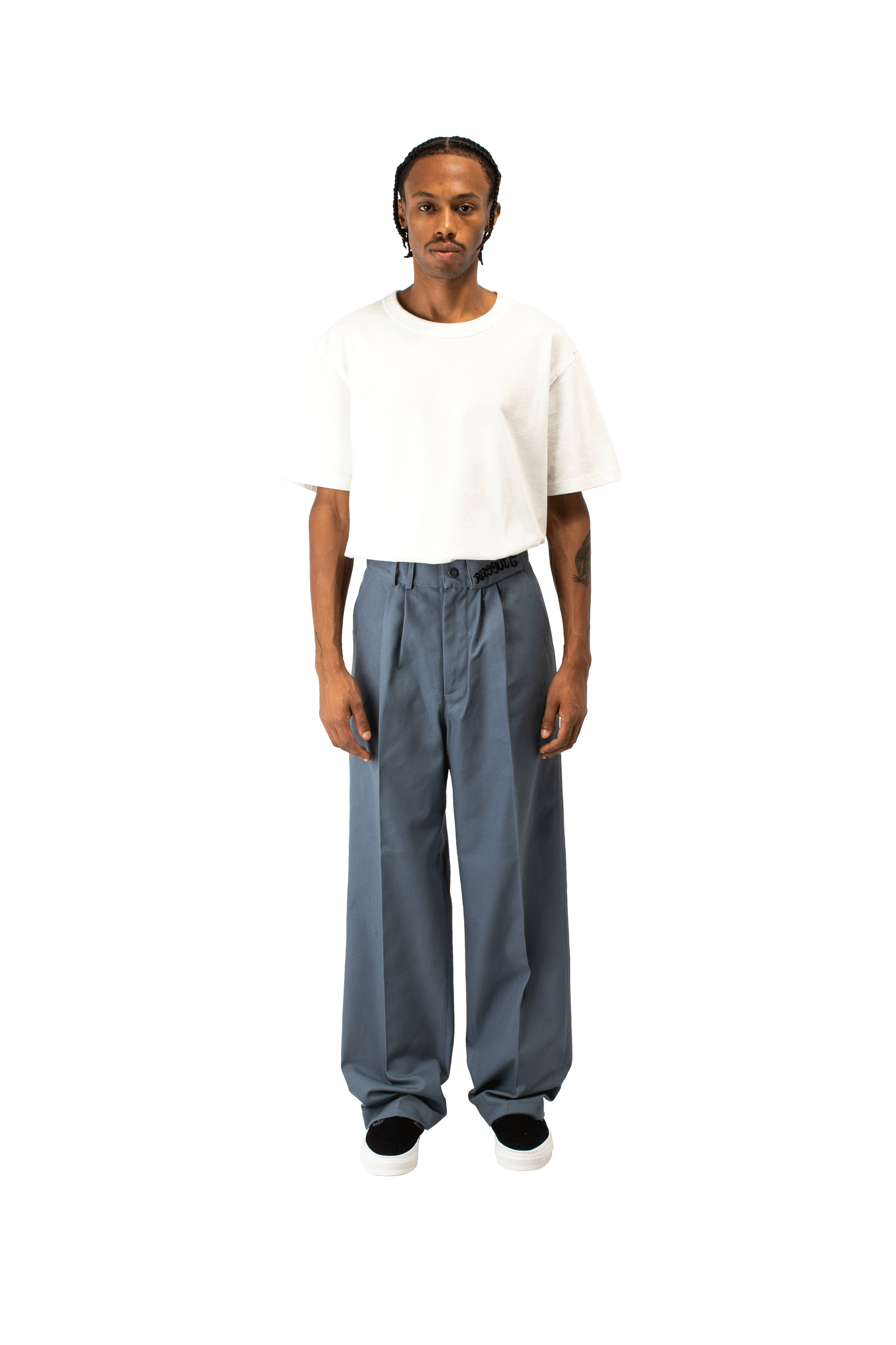 Card Suite Pleated Trouser