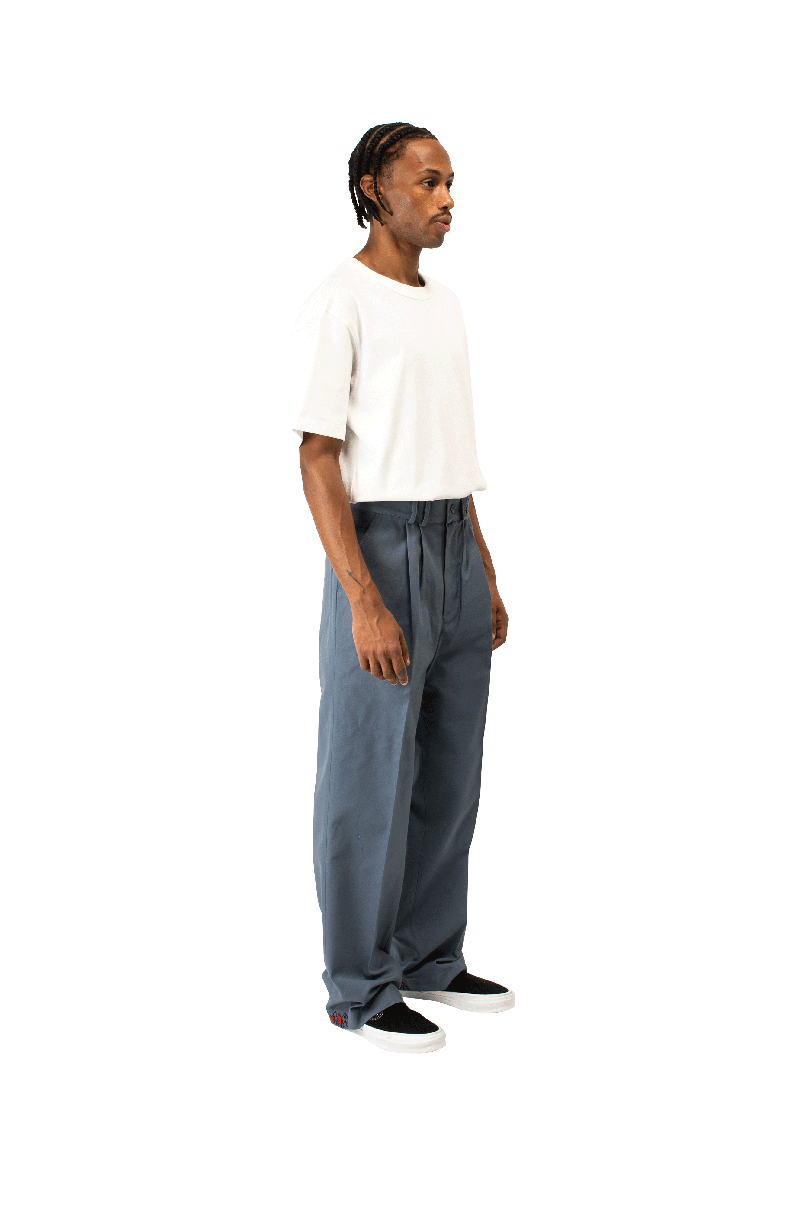 Card Suite Pleated Trouser