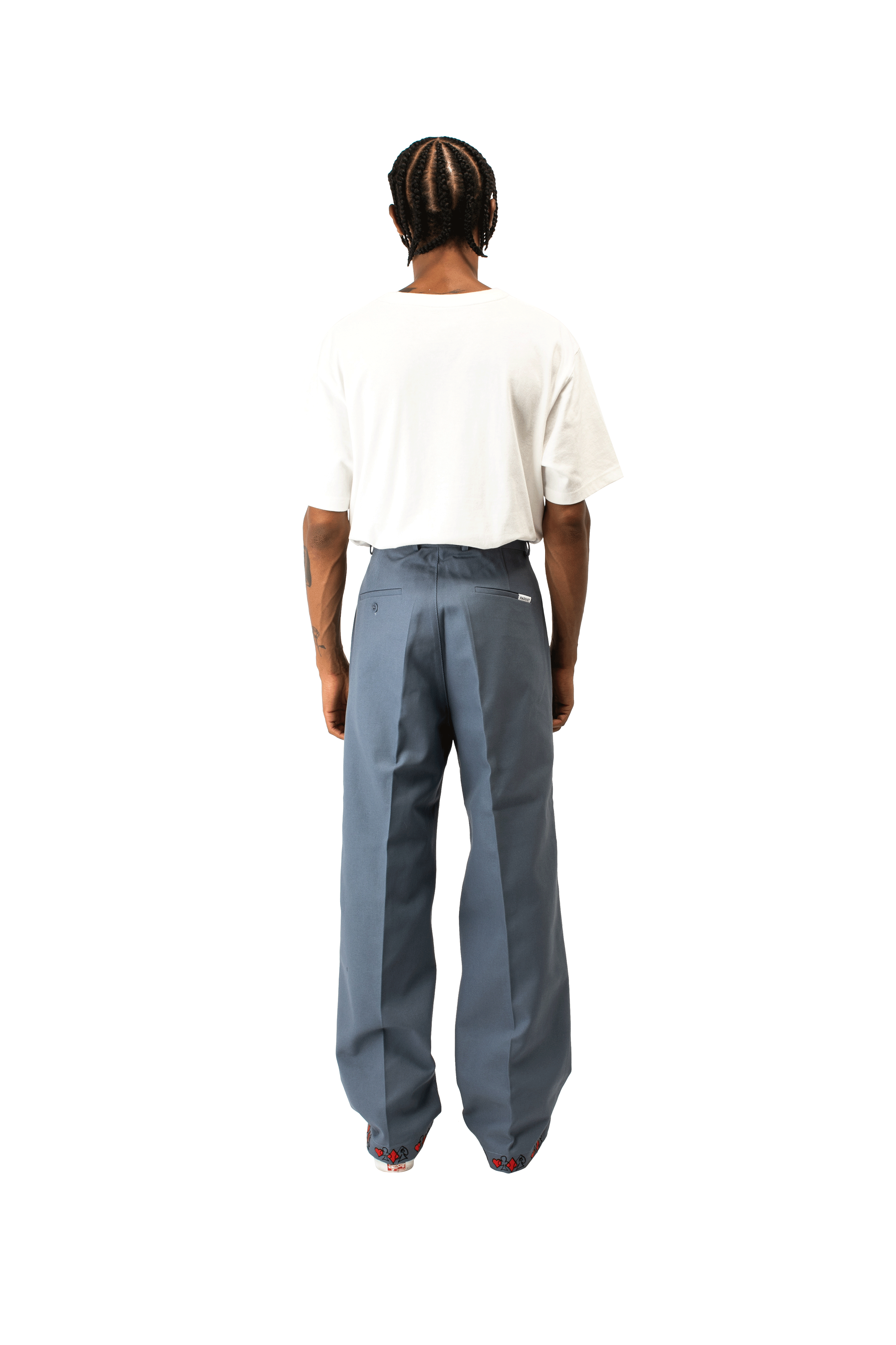 Card Suite Pleated Trouser