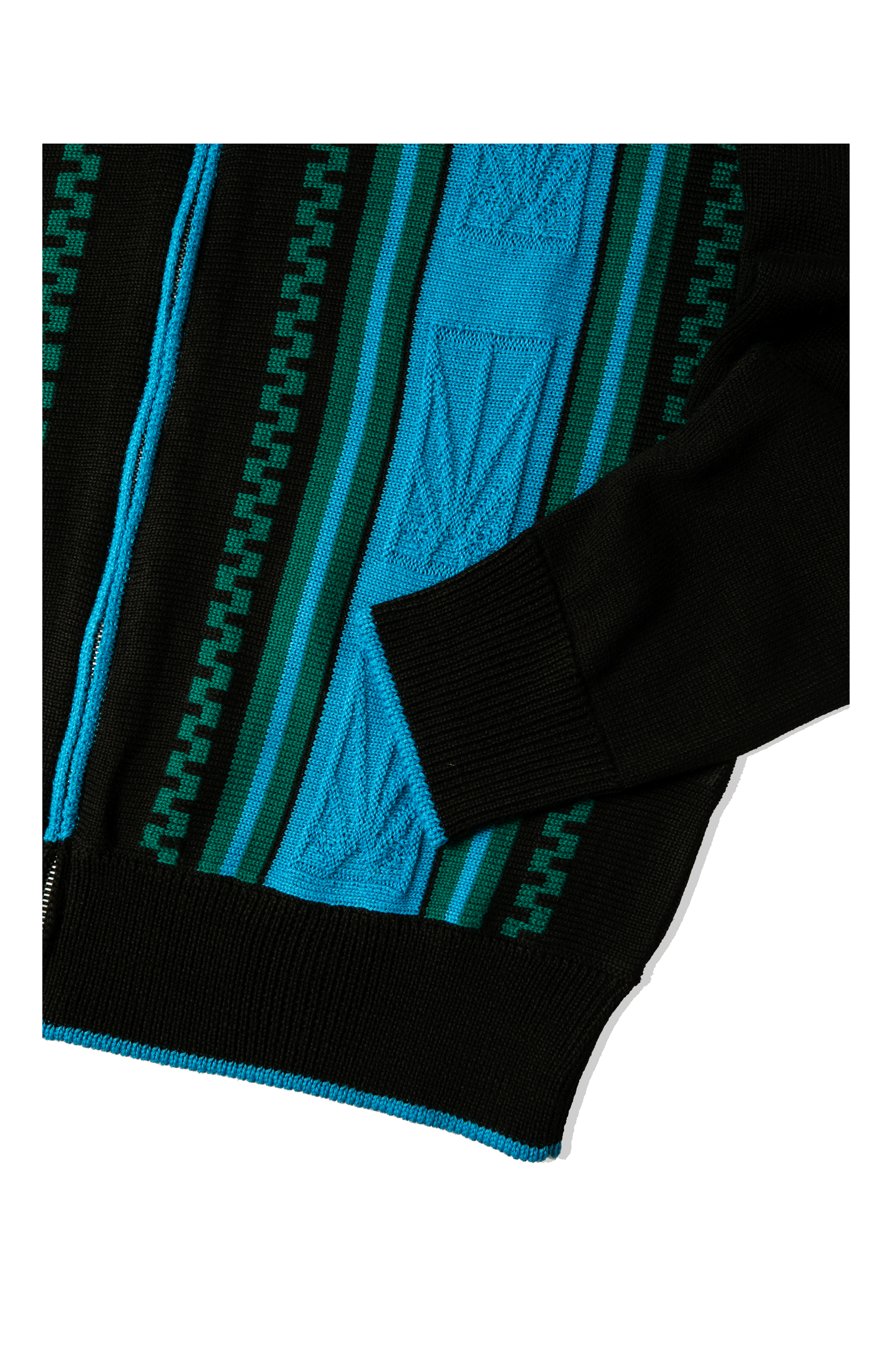 Logo Zip Cardigan Knit