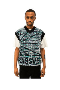Mesh Camo Sleeveless Jumper Knit