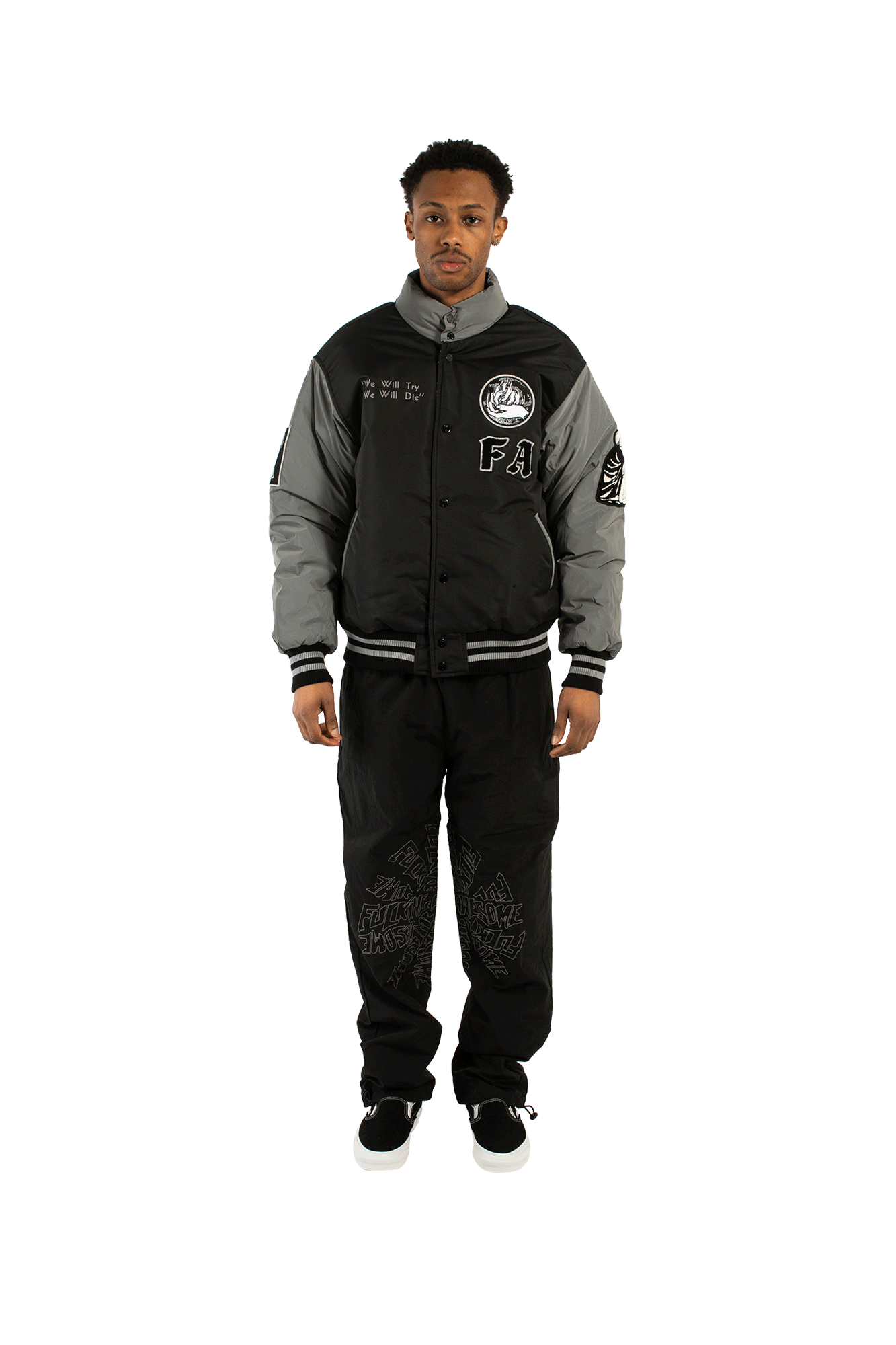 Refflective Varsity Puffer