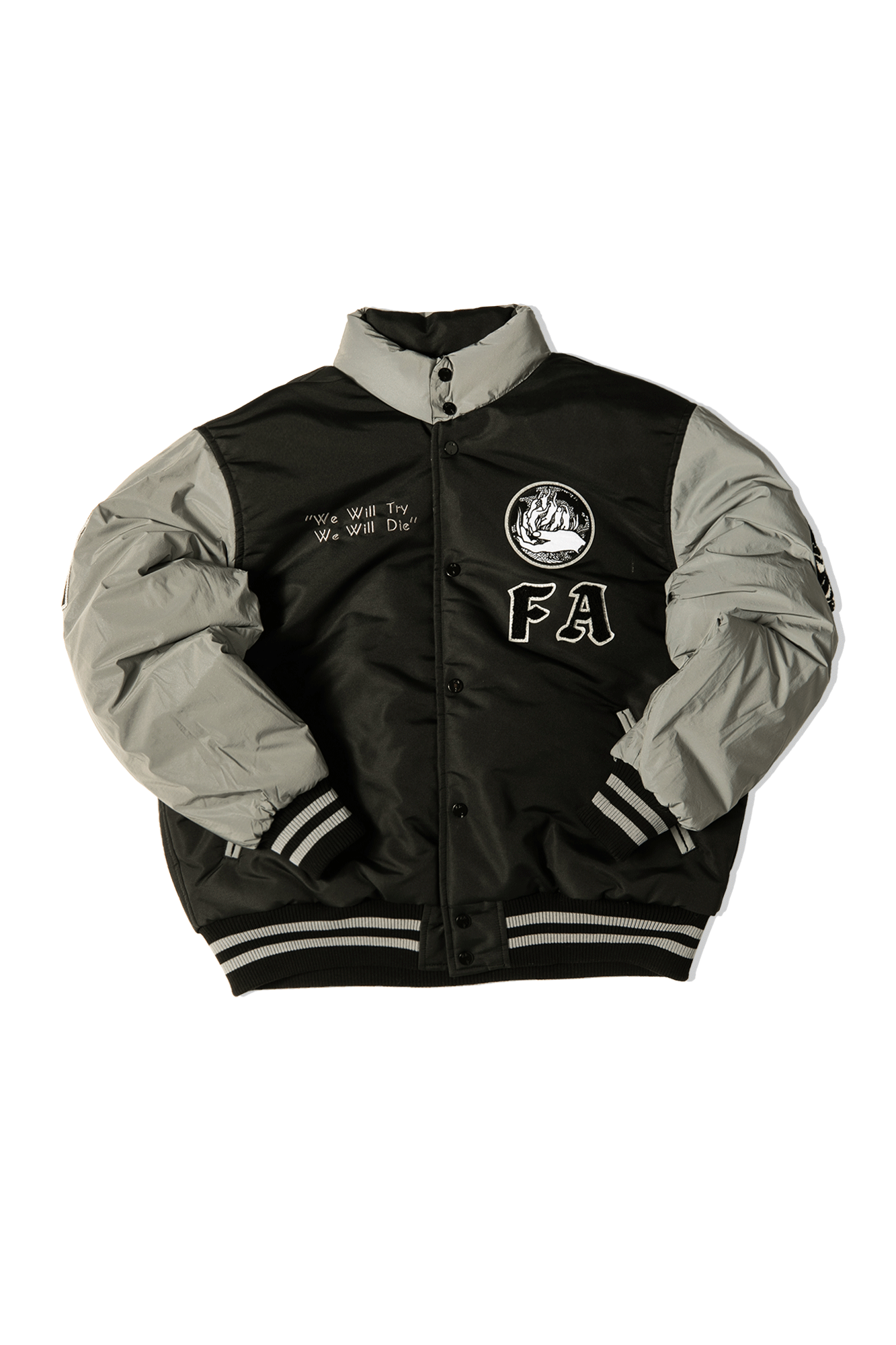 Refflective Varsity Puffer