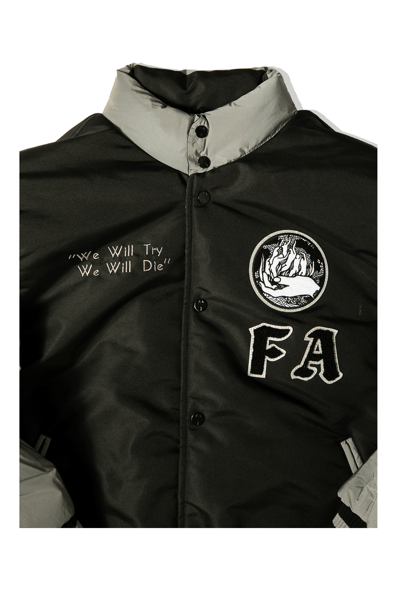 Refflective Varsity Puffer