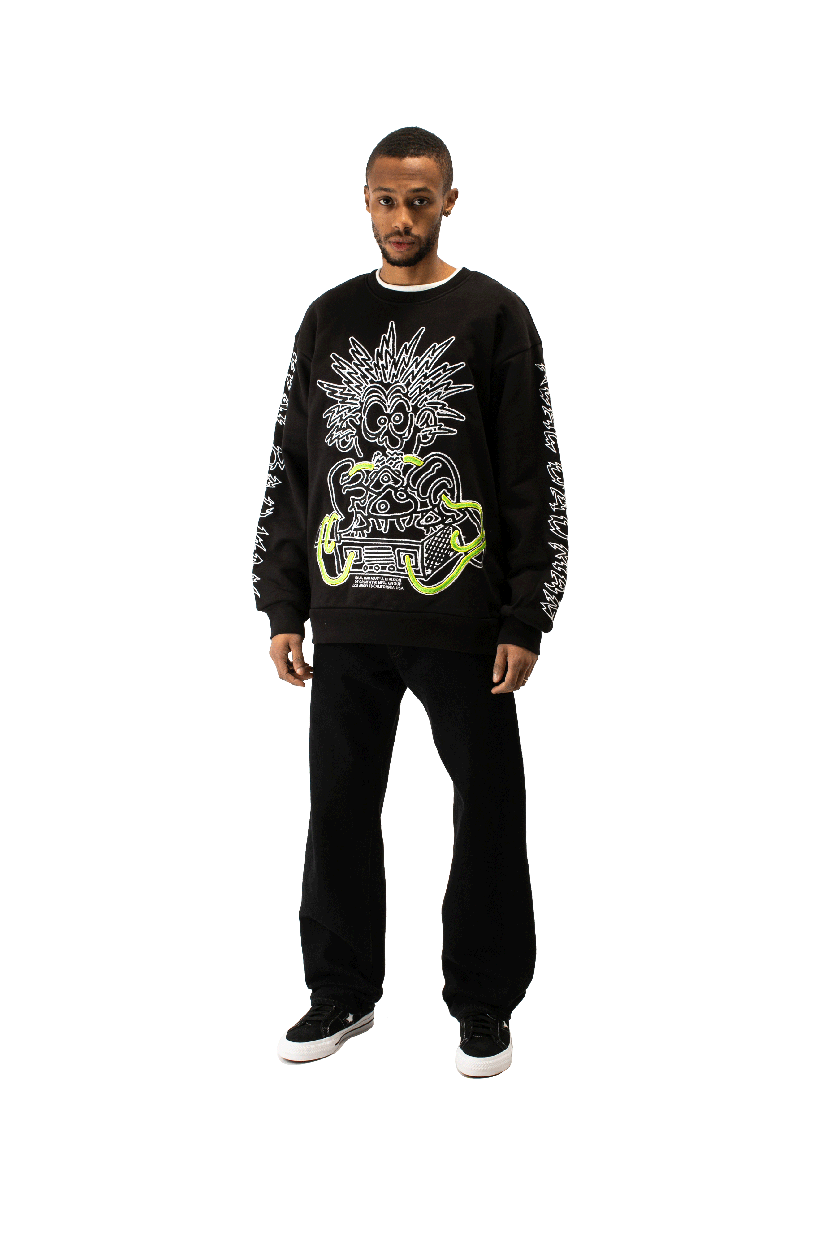 Electrified Crewneck Fleece Sweatshirt