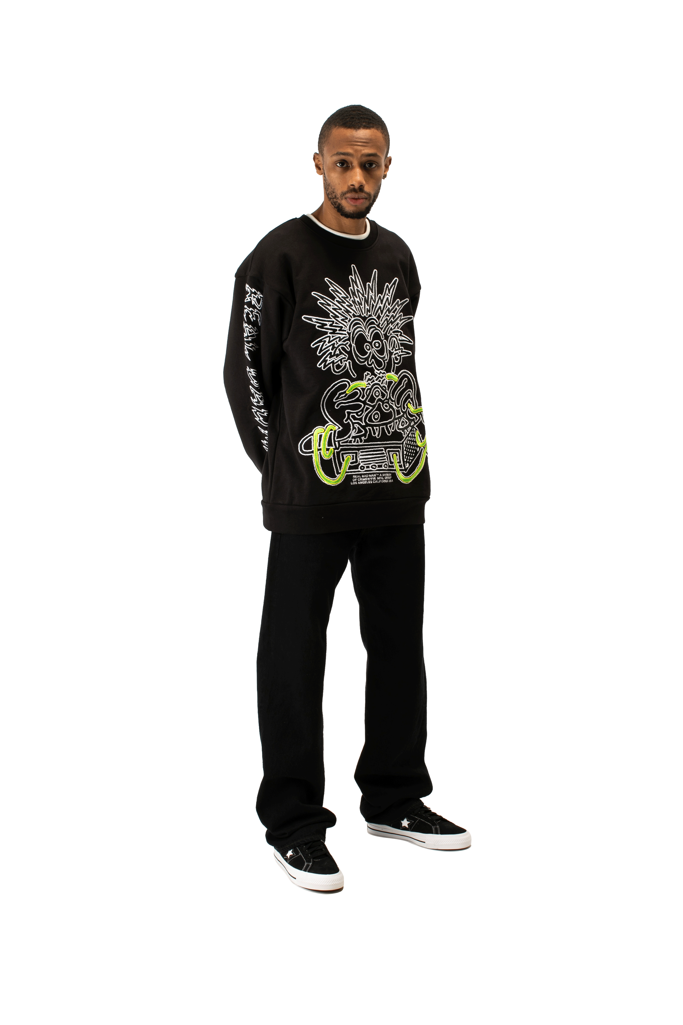 Electrified Crewneck Fleece Sweatshirt