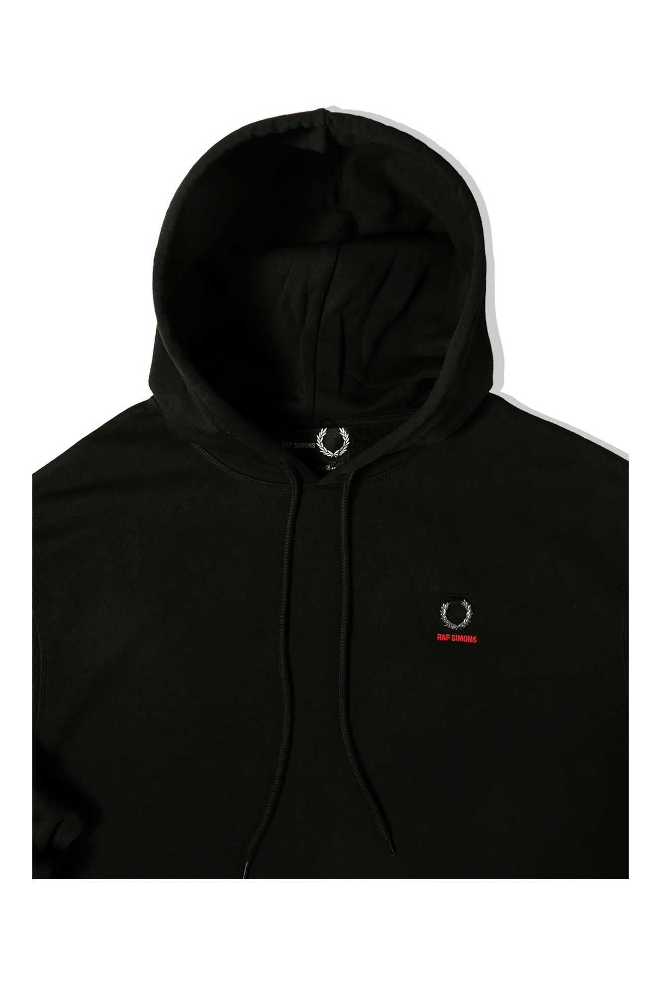 Patched Overhead Hooded Sweatshirt