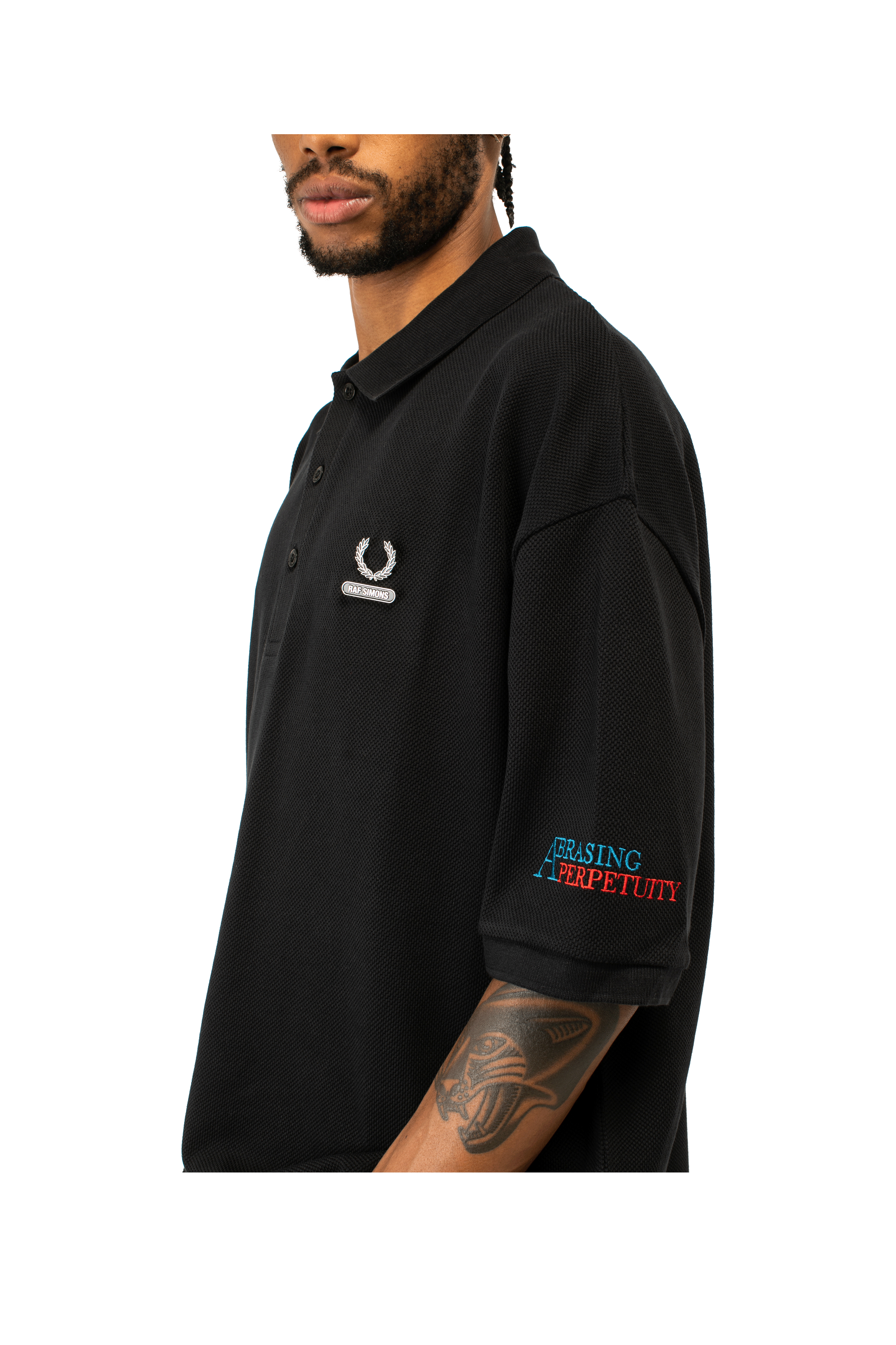 Embroidered Oversized Polo x Raf Simons