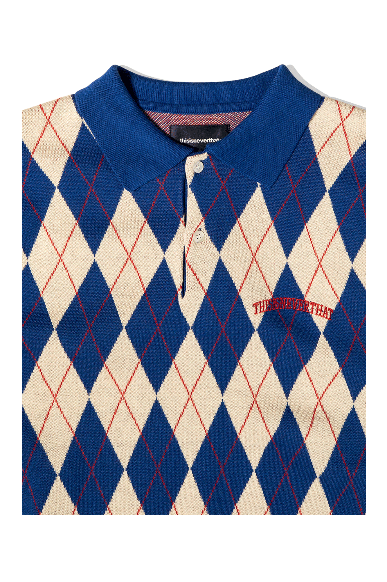 Argyle  Knit Polo