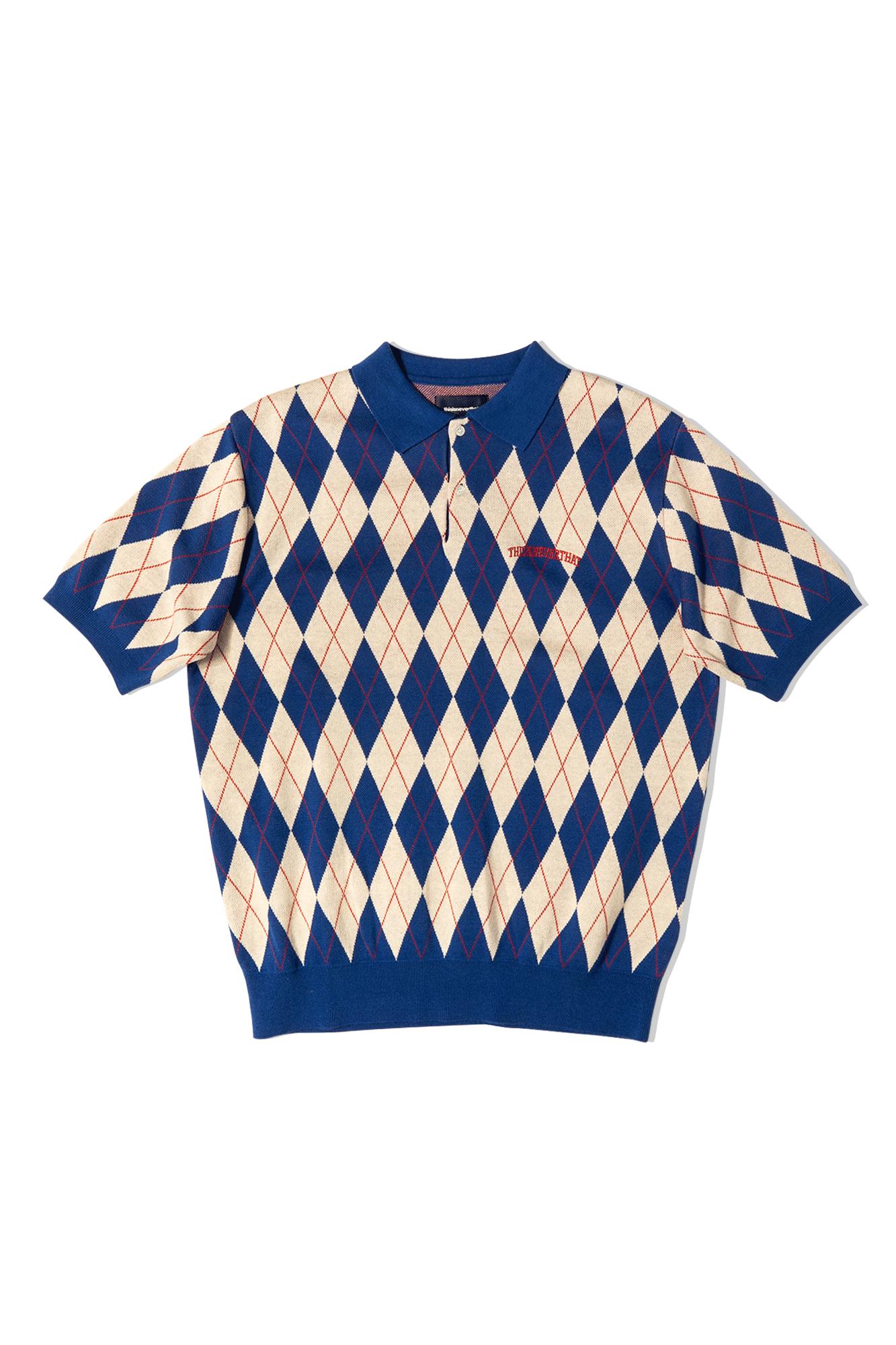 Argyle  Knit Polo